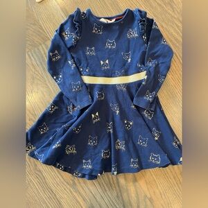 Mini Boden 4-5T Girls Dress navy